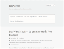 Tablet Screenshot of jeuaccess.org